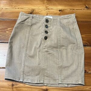Shyanne Tan Cream Western Mini Skirt Size XS Women’s